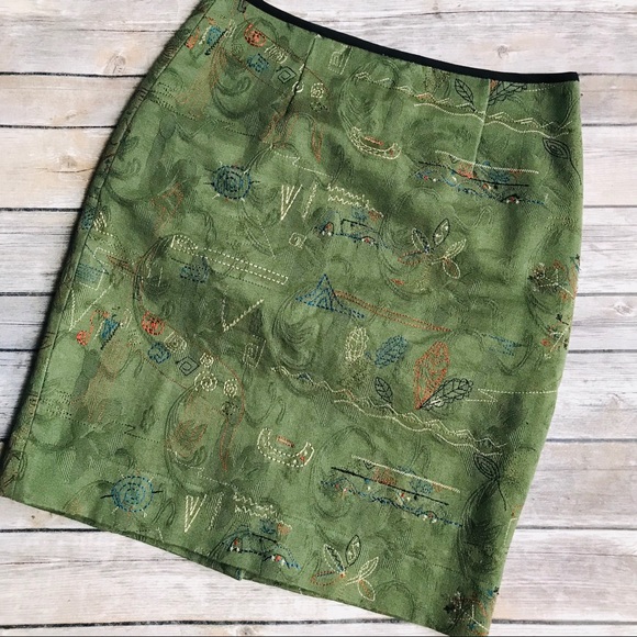 Anthropologie Meadow Rou Skirt Size 4 - Picture 2 of 8